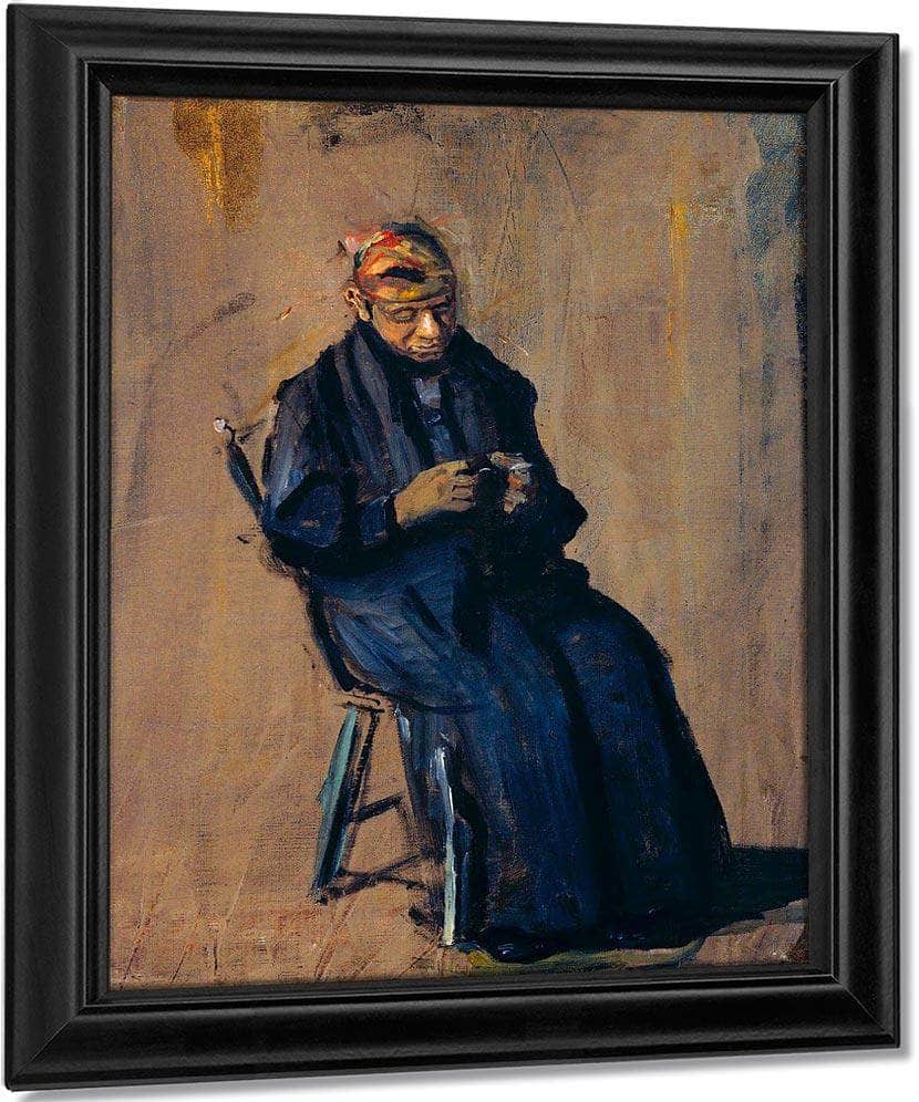 The Chaperone By Thomas Eakins Fine Art Print