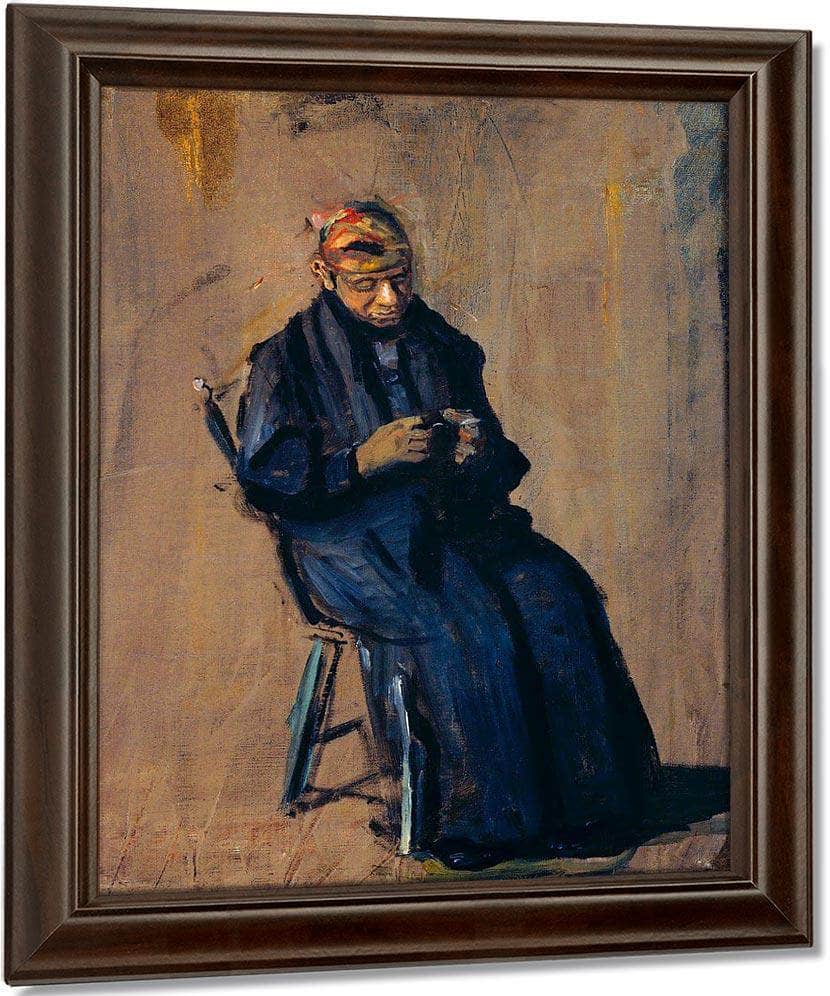 The Chaperone By Thomas Eakins Fine Art Print