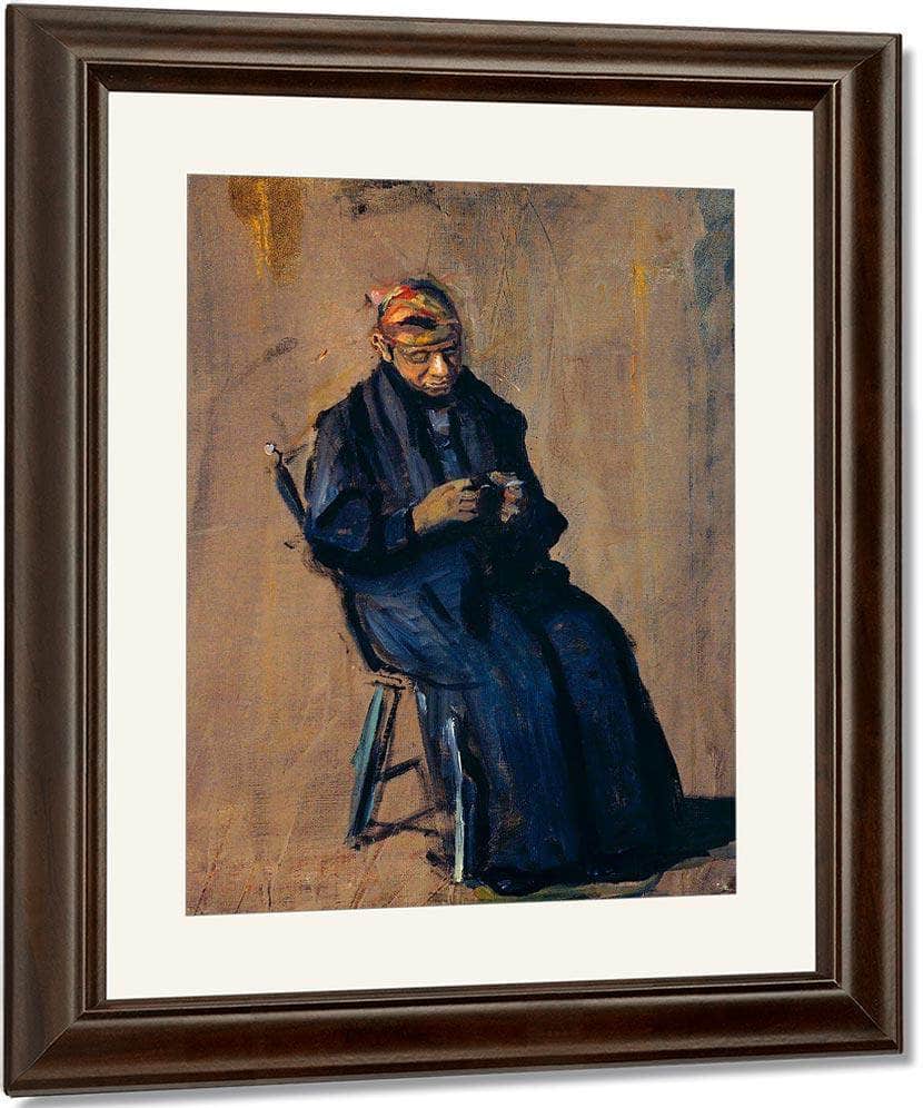 The Chaperone By Thomas Eakins Fine Art Print