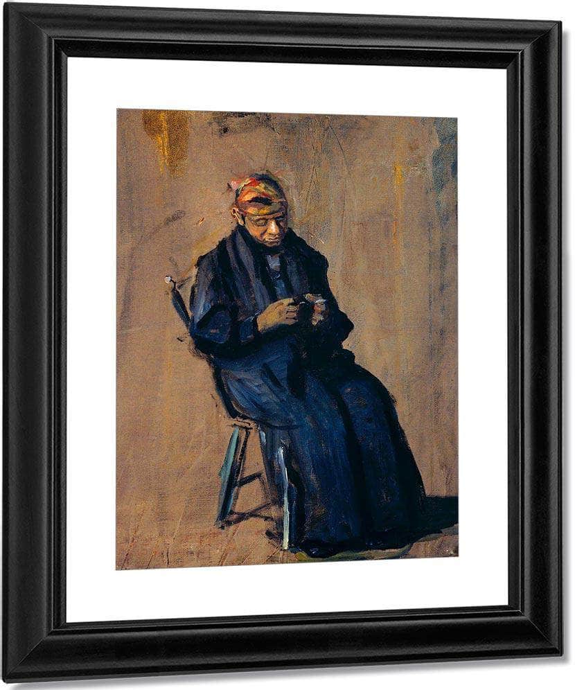 The Chaperone By Thomas Eakins Fine Art Print