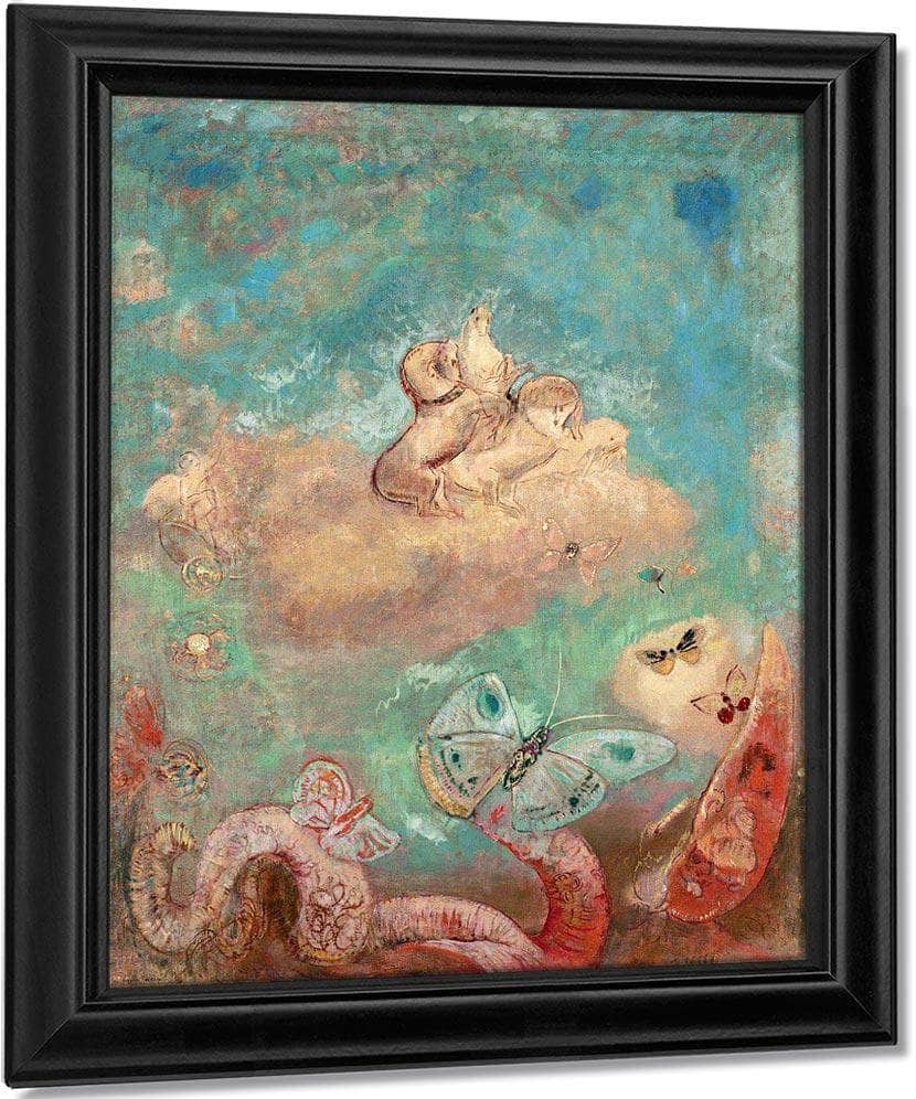The Chariot Of Apollo By Odilon Redon Fine Art Print