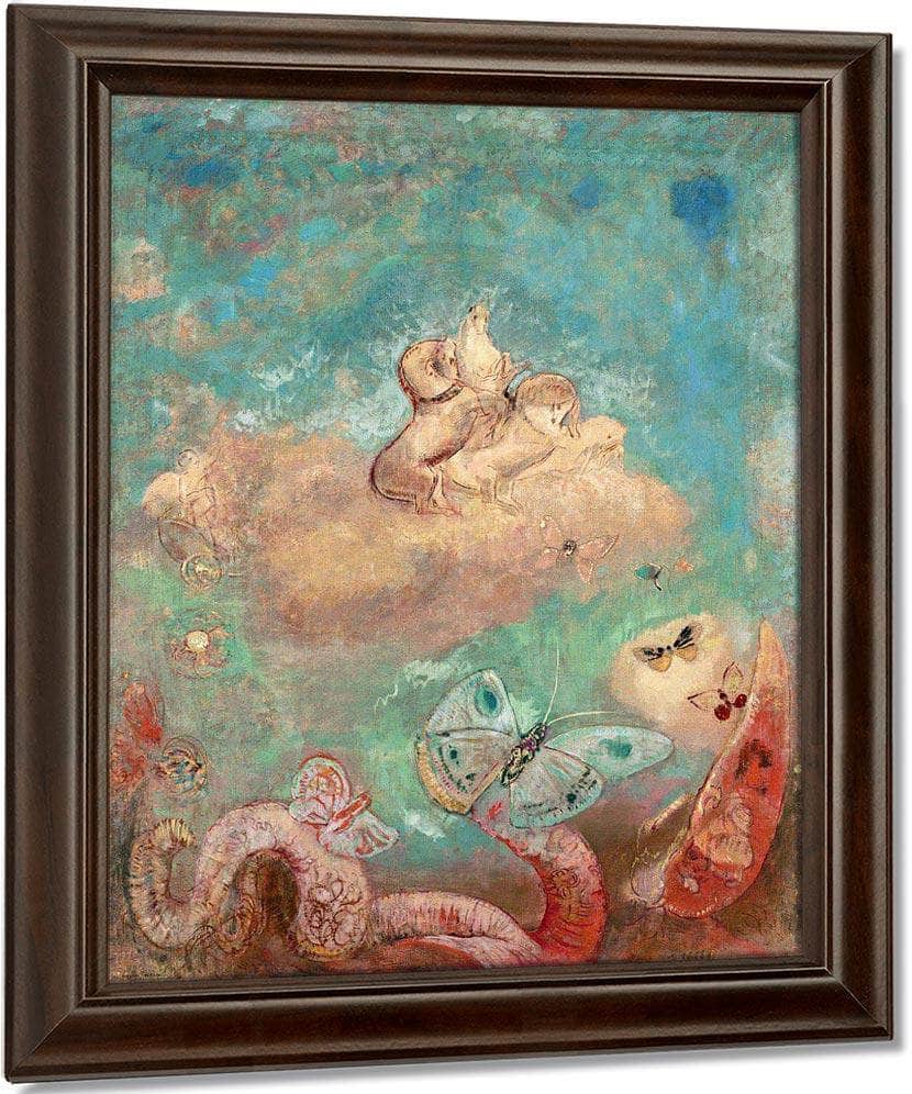 The Chariot Of Apollo By Odilon Redon Fine Art Print