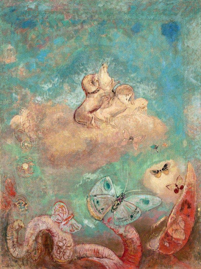 The Chariot Of Apollo By Odilon Redon Fine Art Print