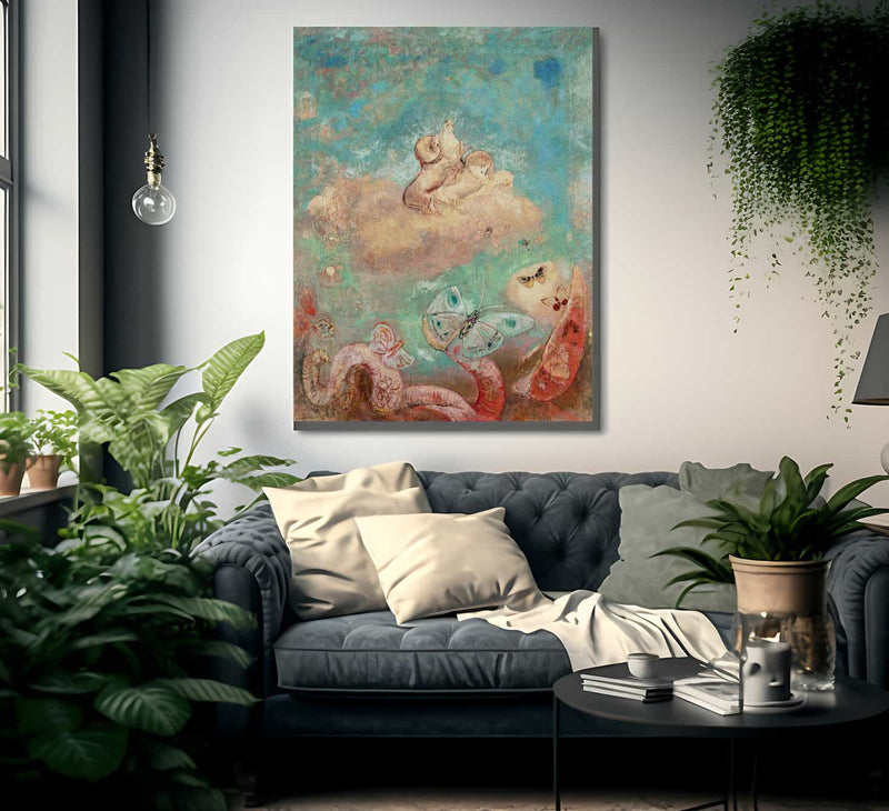 The Chariot Of Apollo By Odilon Redon Fine Art Print