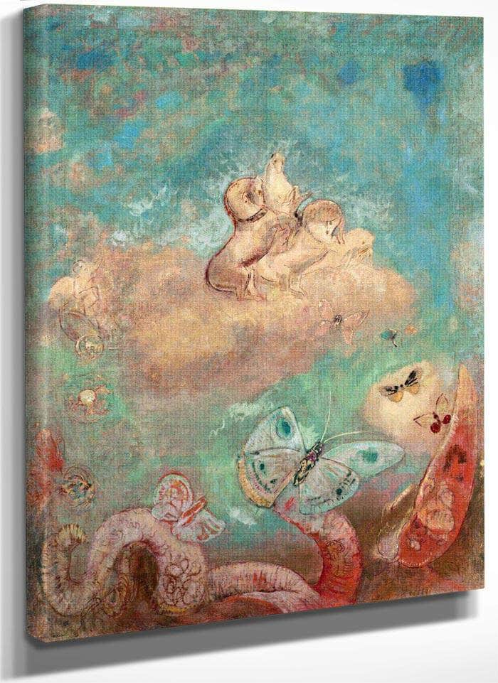 The Chariot Of Apollo By Odilon Redon Fine Art Print
