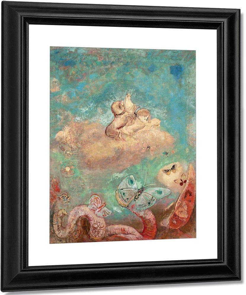 The Chariot Of Apollo By Odilon Redon Fine Art Print