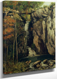 The Chasm At Conches By Jean Desire Gustave Courbet Fine Art Print