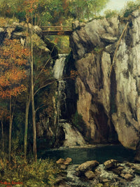 The Chasm At Conches By Jean Desire Gustave Courbet Fine Art Print