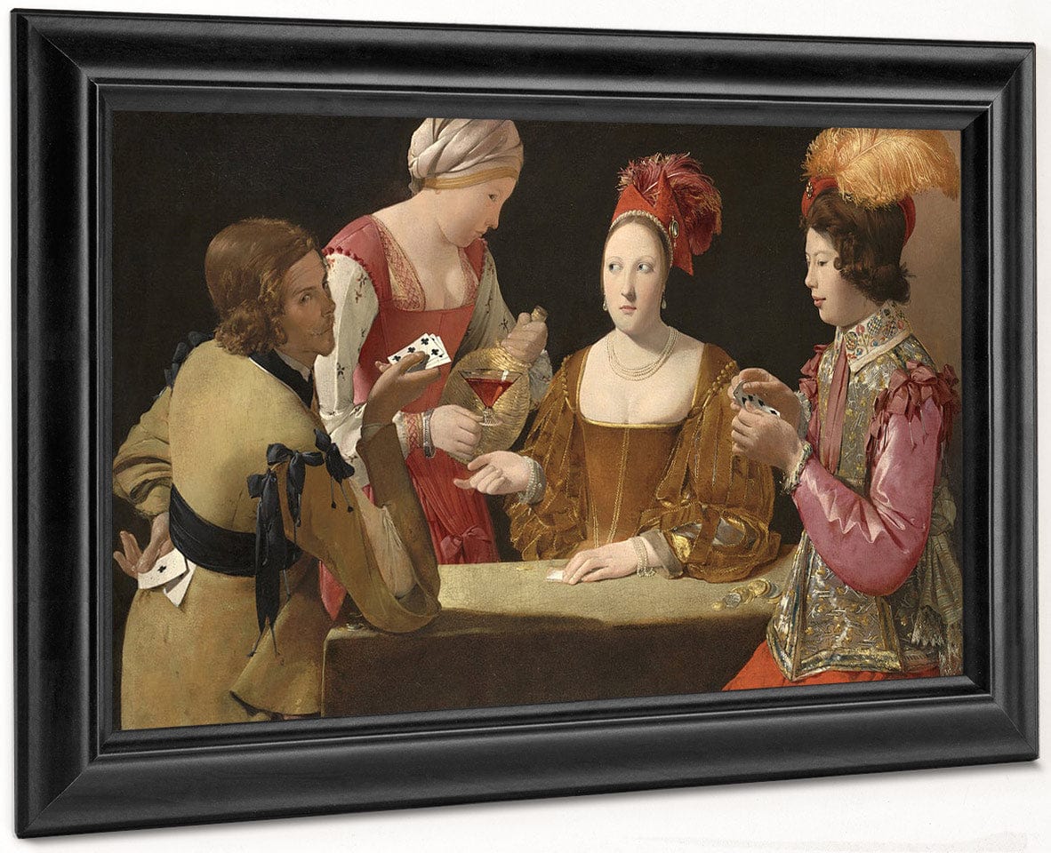 The Cheat With The Ace Of Clubs 1634 By Georges De La Tour Fine Art Print