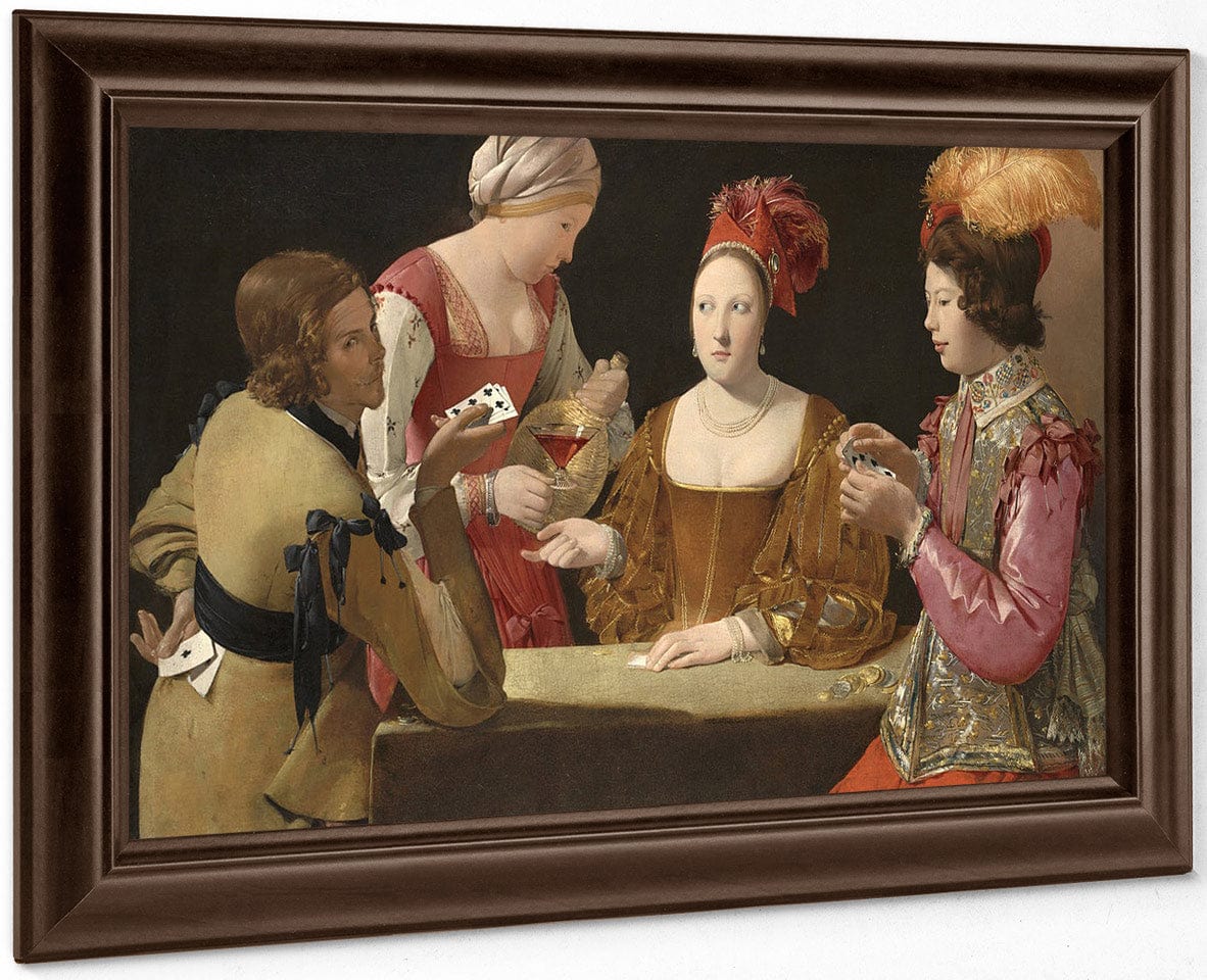 The Cheat With The Ace Of Clubs 1634 By Georges De La Tour Fine Art Print