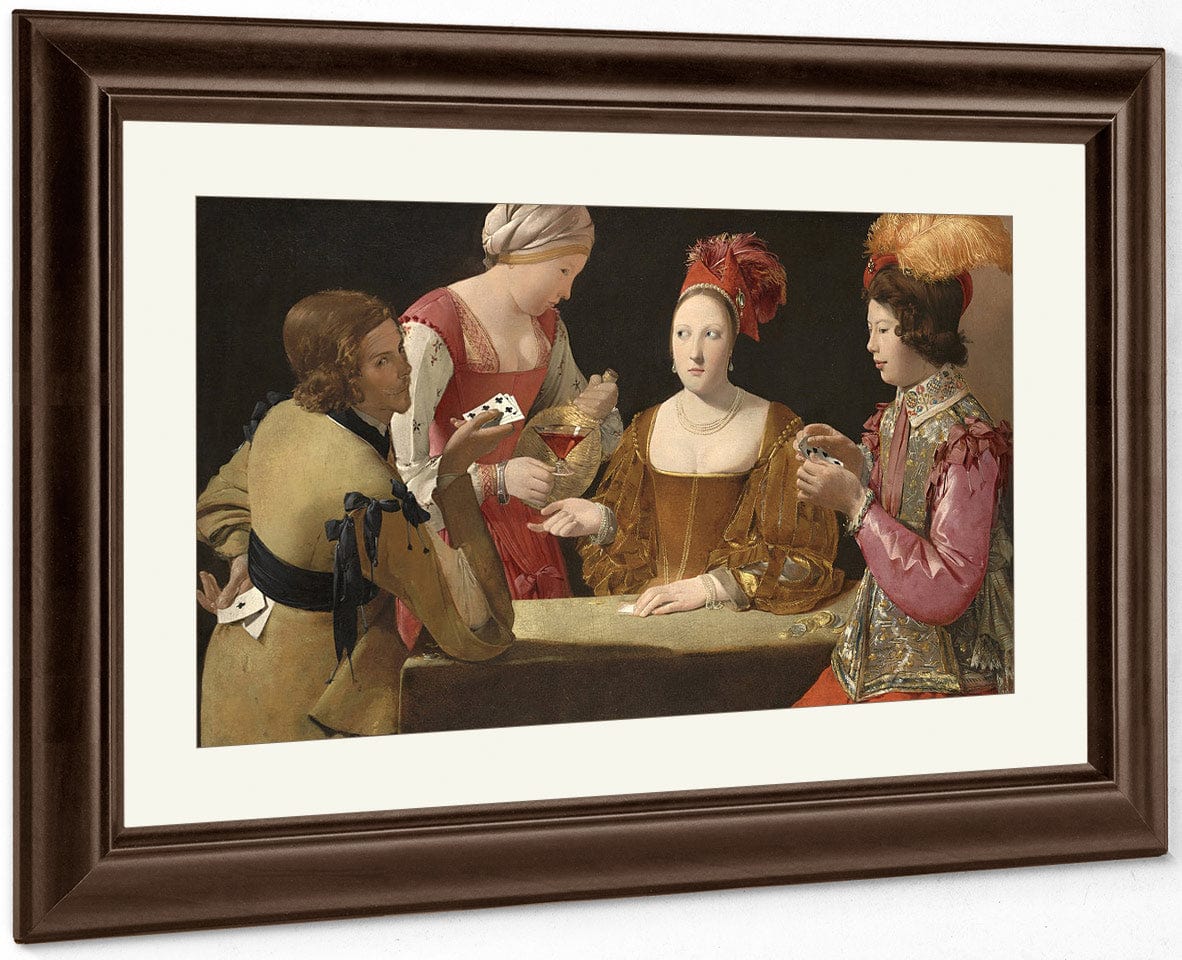 The Cheat With The Ace Of Clubs 1634 By Georges De La Tour Fine Art Print