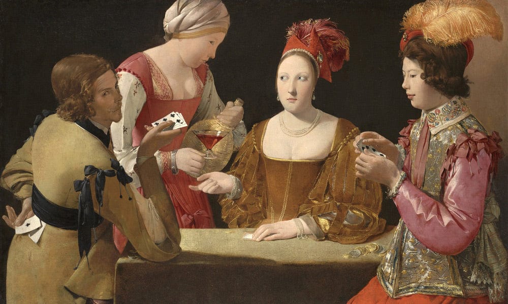 The Cheat With The Ace Of Clubs 1634 By Georges De Latour Fine Art Print