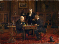 The Chess Players 1876 By Thomas Eakins Fine Art Print