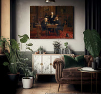 The Chess Players 1876 By Thomas Eakins Fine Art Print