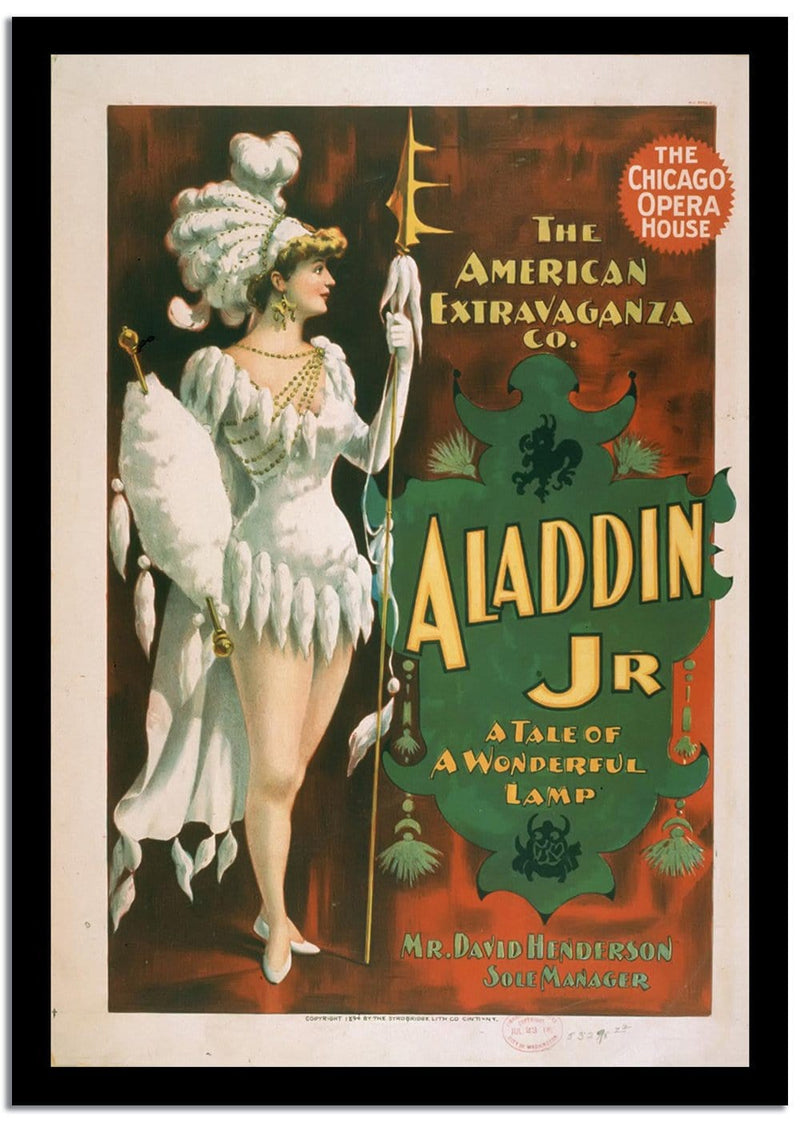 The Chicago Opera House  Wpa Vintage Advertising Fine Art Print