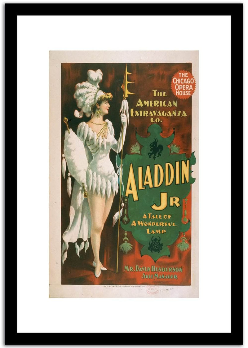 The Chicago Opera House  Wpa Vintage Advertising Fine Art Print