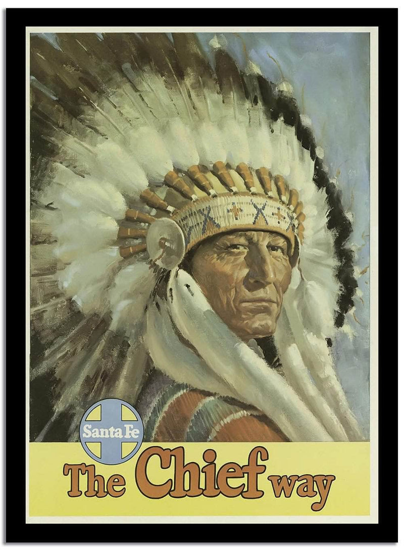 The Chief Way  Wpa Vintage Advertising Fine Art Print