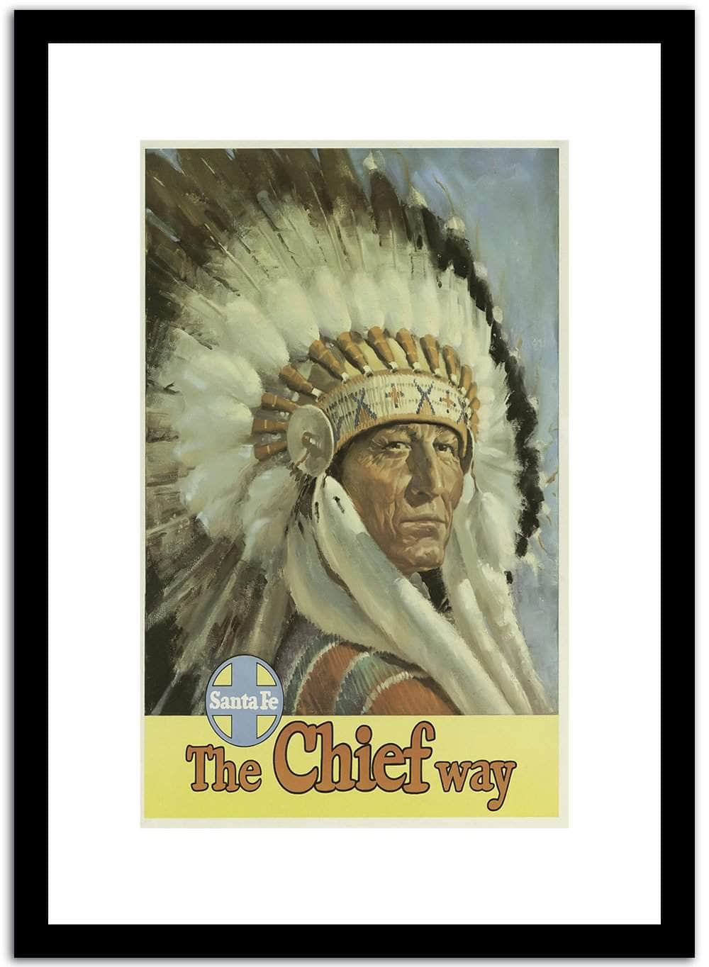 The Chief Way  Wpa Vintage Advertising Fine Art Print