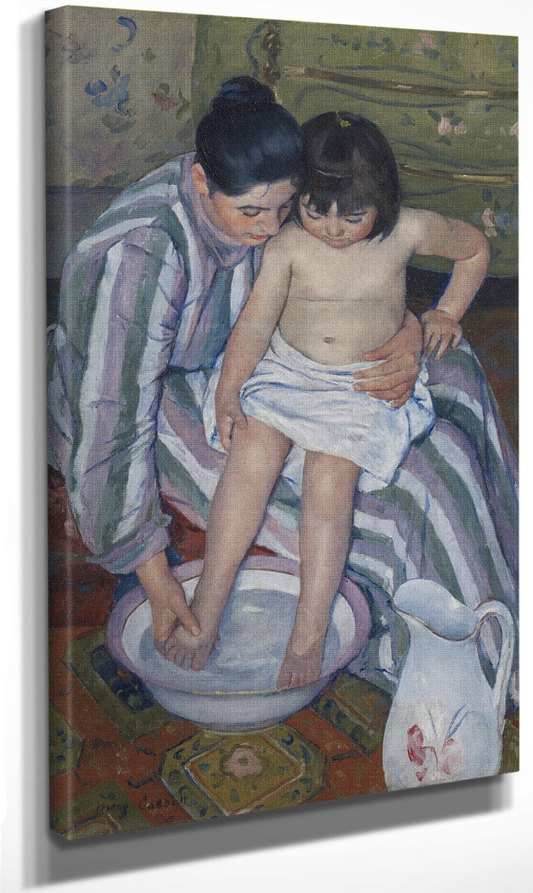 The Child's Bath By Mary Cassatt Fine Art Print