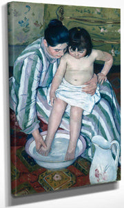 The Childs Bath By Cassatt Mary Fine Art Print