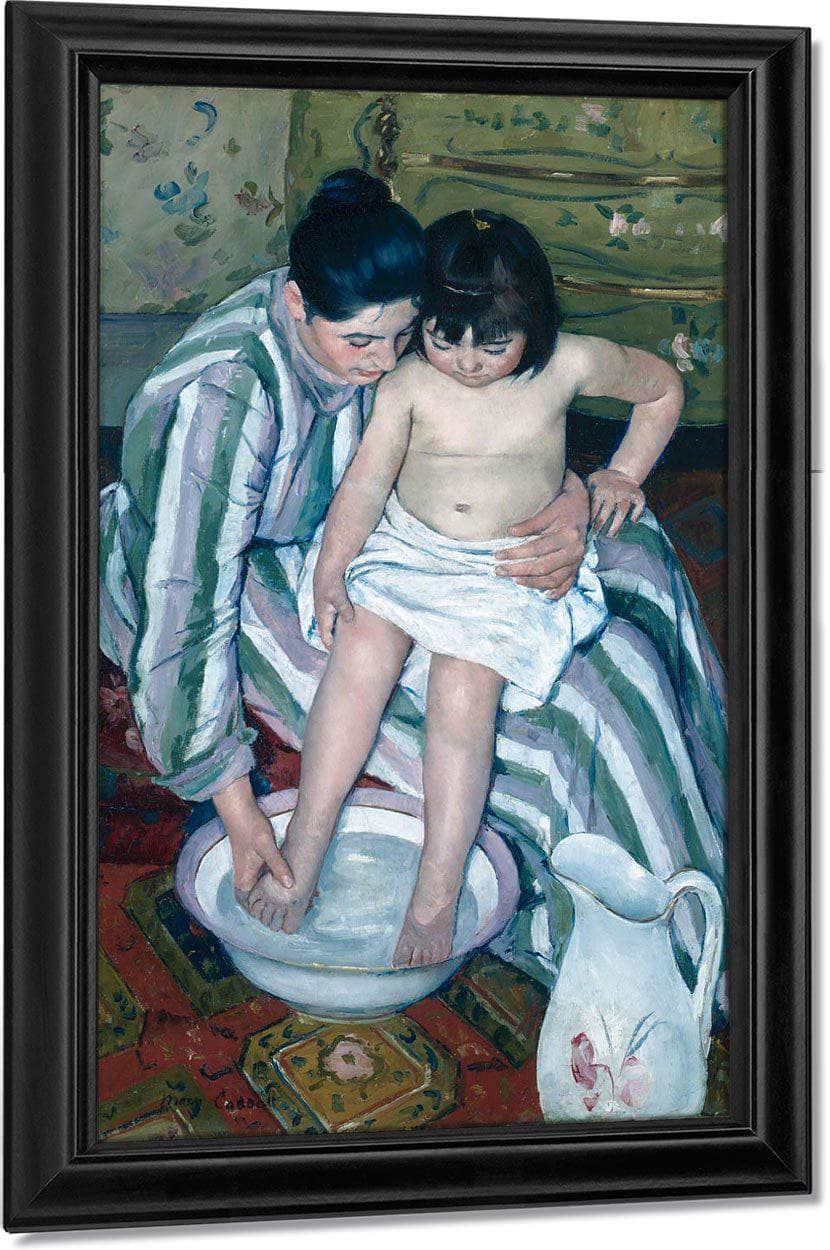 The Childs Bath By Cassatt Mary Fine Art Print