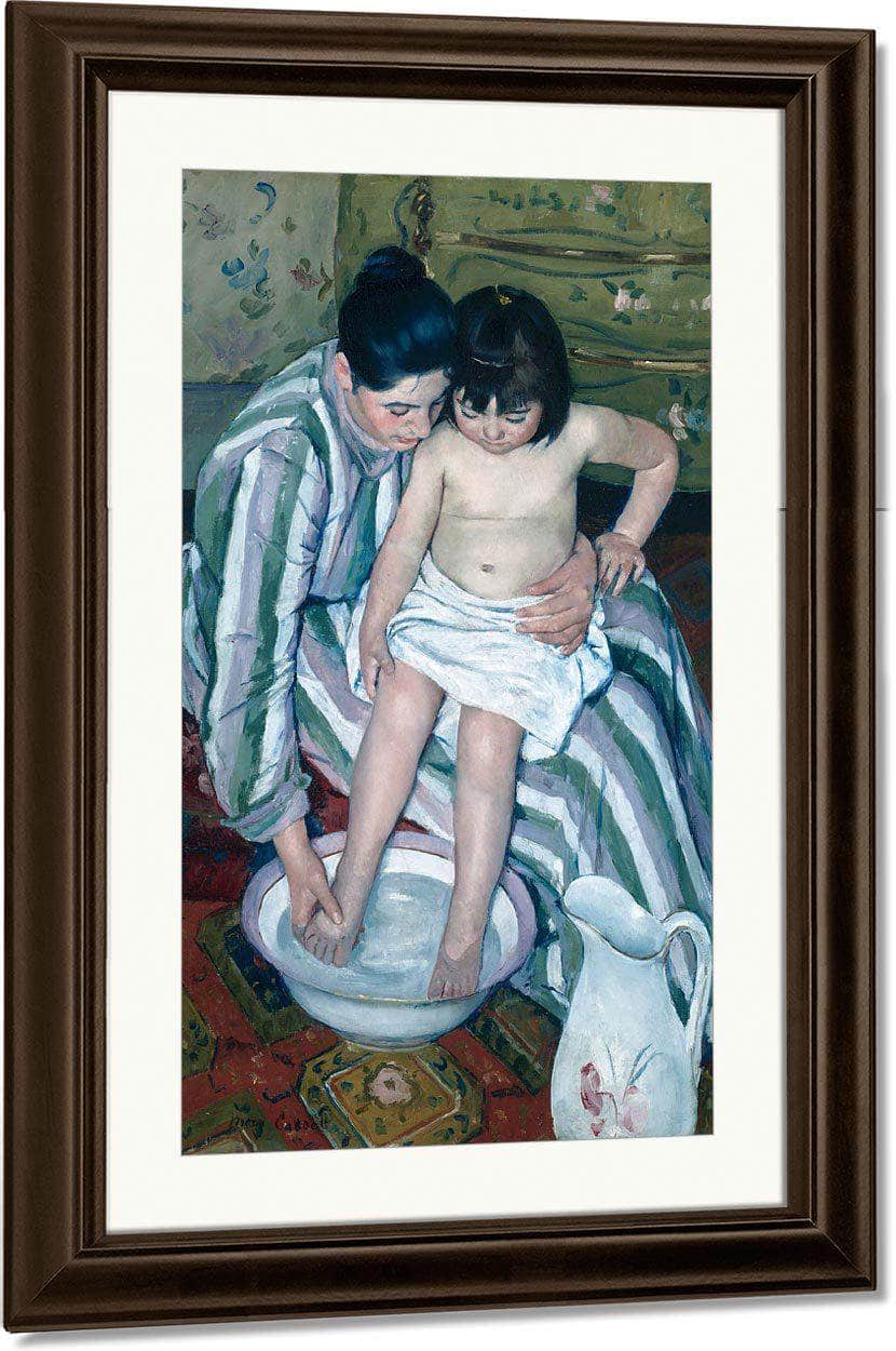 The Childs Bath By Cassatt Mary Fine Art Print