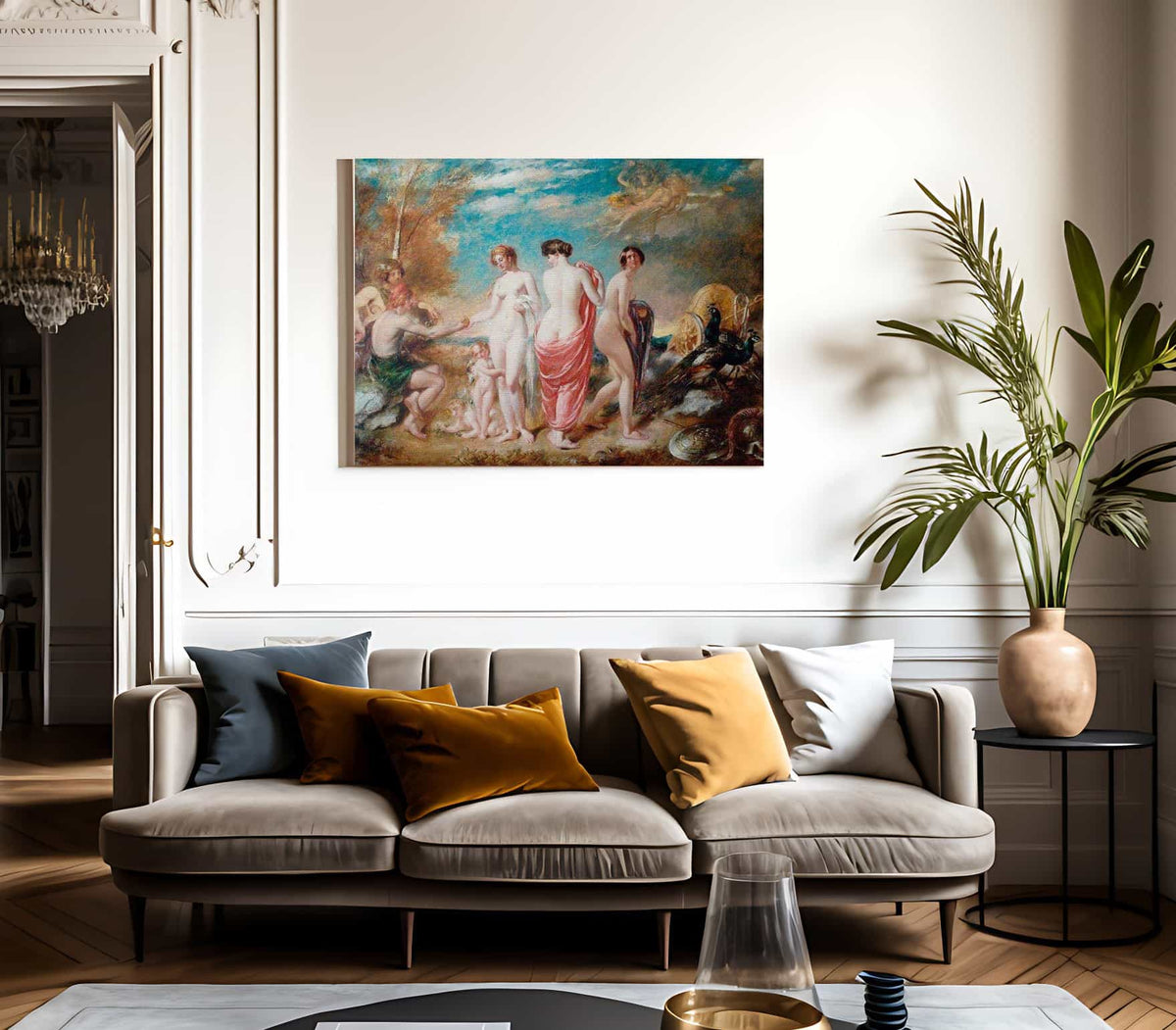 The Choice Of Paris By William Etty Fine Art Print