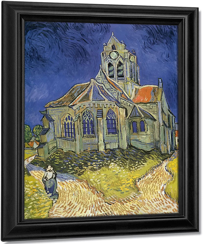 The Church At Auvers By Vincent Van Gogh Fine Art Print