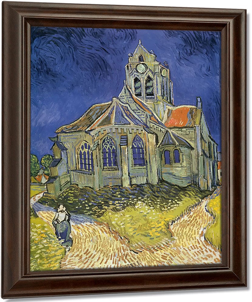 The Church At Auvers By Vincent Van Gogh Fine Art Print