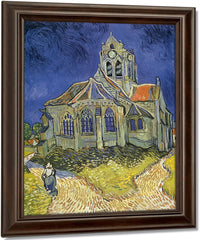 The Church At Auvers By Vincent Van Gogh Fine Art Print