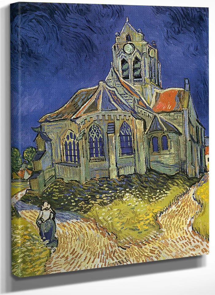 The Church At Auvers By Vincent Van Gogh Fine Art Print