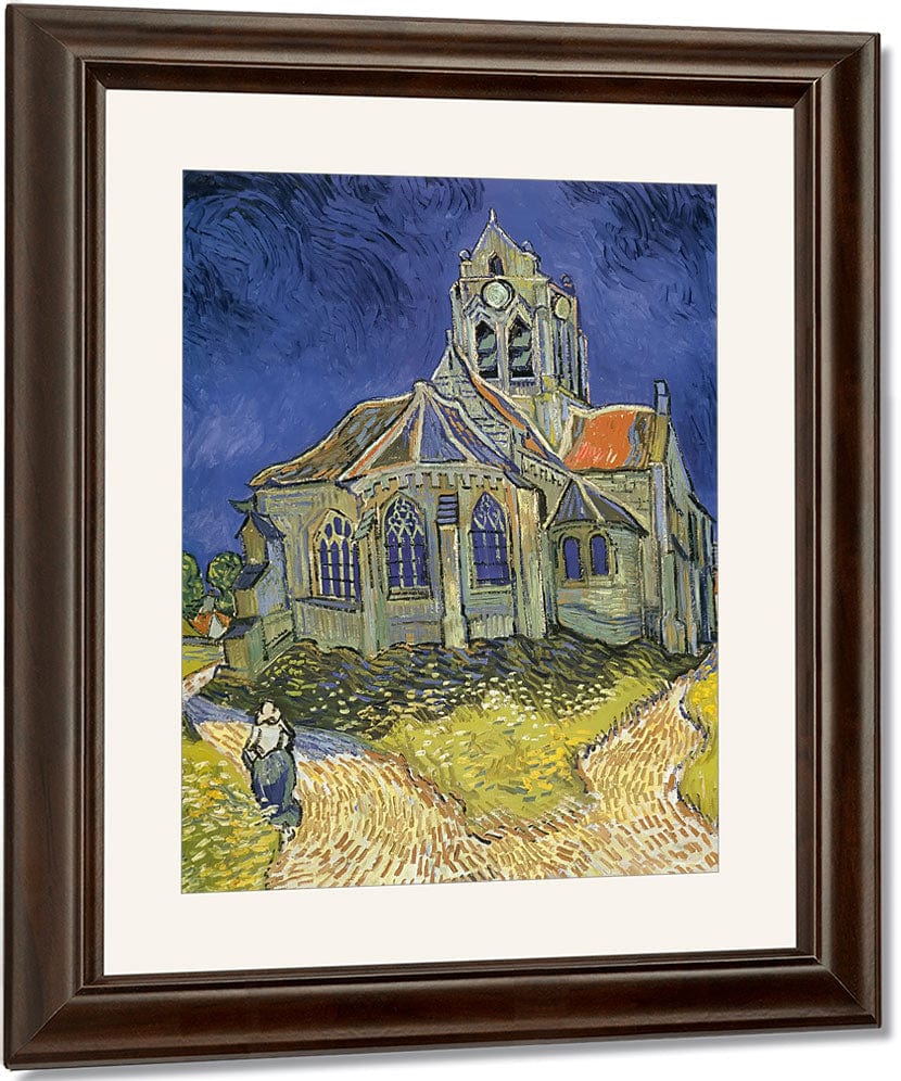 The Church At Auvers By Vincent Van Gogh Fine Art Print