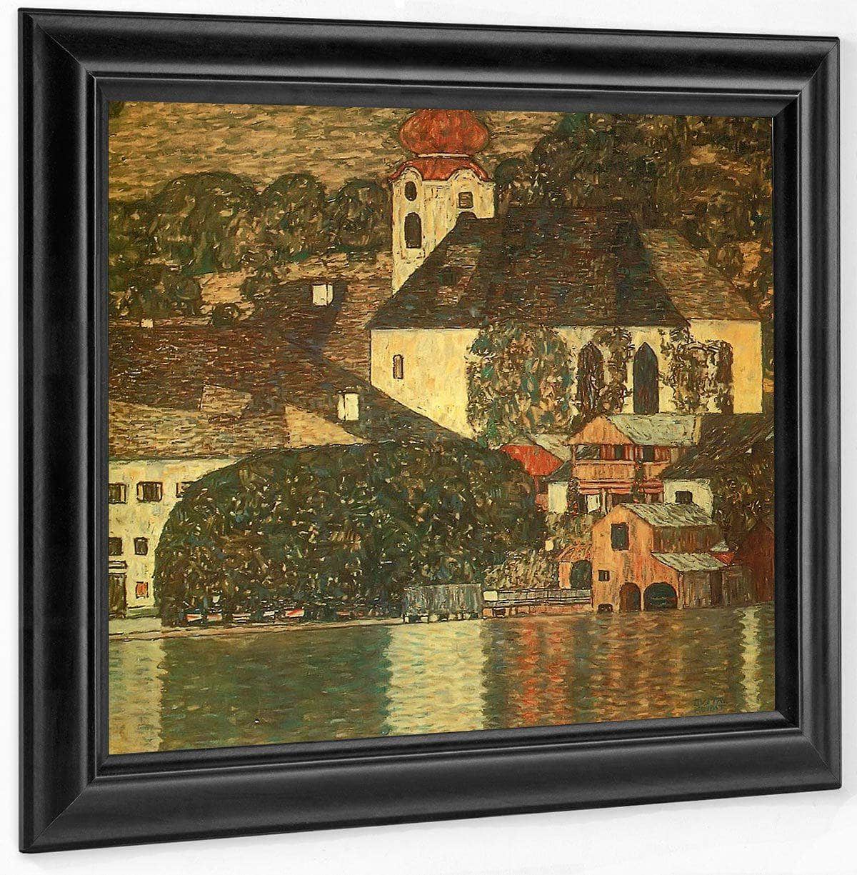 The Church At Unterach On The Attersee By Gustav Klimt Fine Art Print
