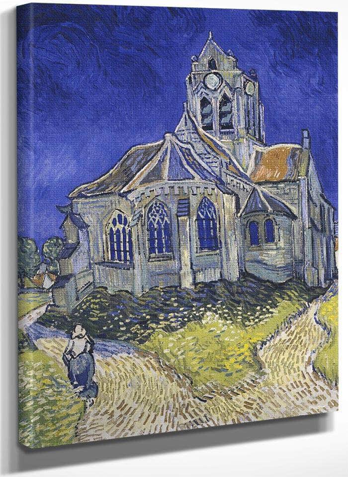 The Church In Auvers Sur Oise View From The Chevet By Vincent Van Gogh Fine Art Print