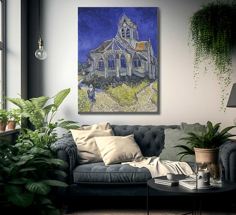 The Church In Auvers Sur Oise View From The Chevet By Vincent Van Gogh Fine Art Print