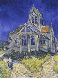 The Church In Auvers Sur Oise View From The Chevet By Vincent Van Gogh Fine Art Print