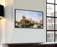 The Church Of Salute Venice Painting Edward Pritchett Canvas Art Fine Art Print