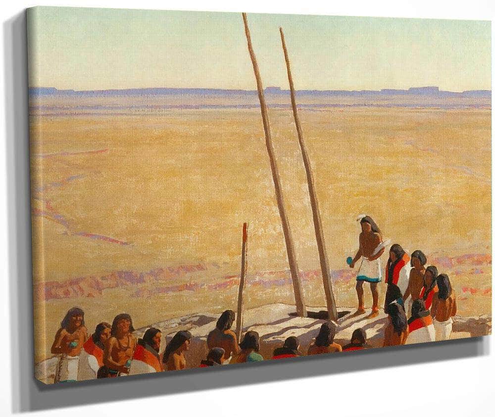 The Circle Of Shimaikuli By Maynard Dixon Fine Art Print