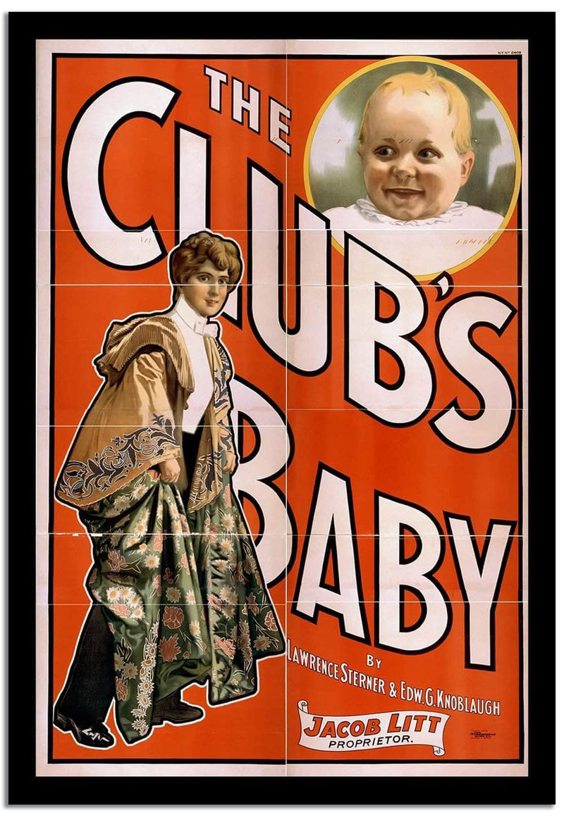 The Circus Baby  Vintage Poster Fine Art Print