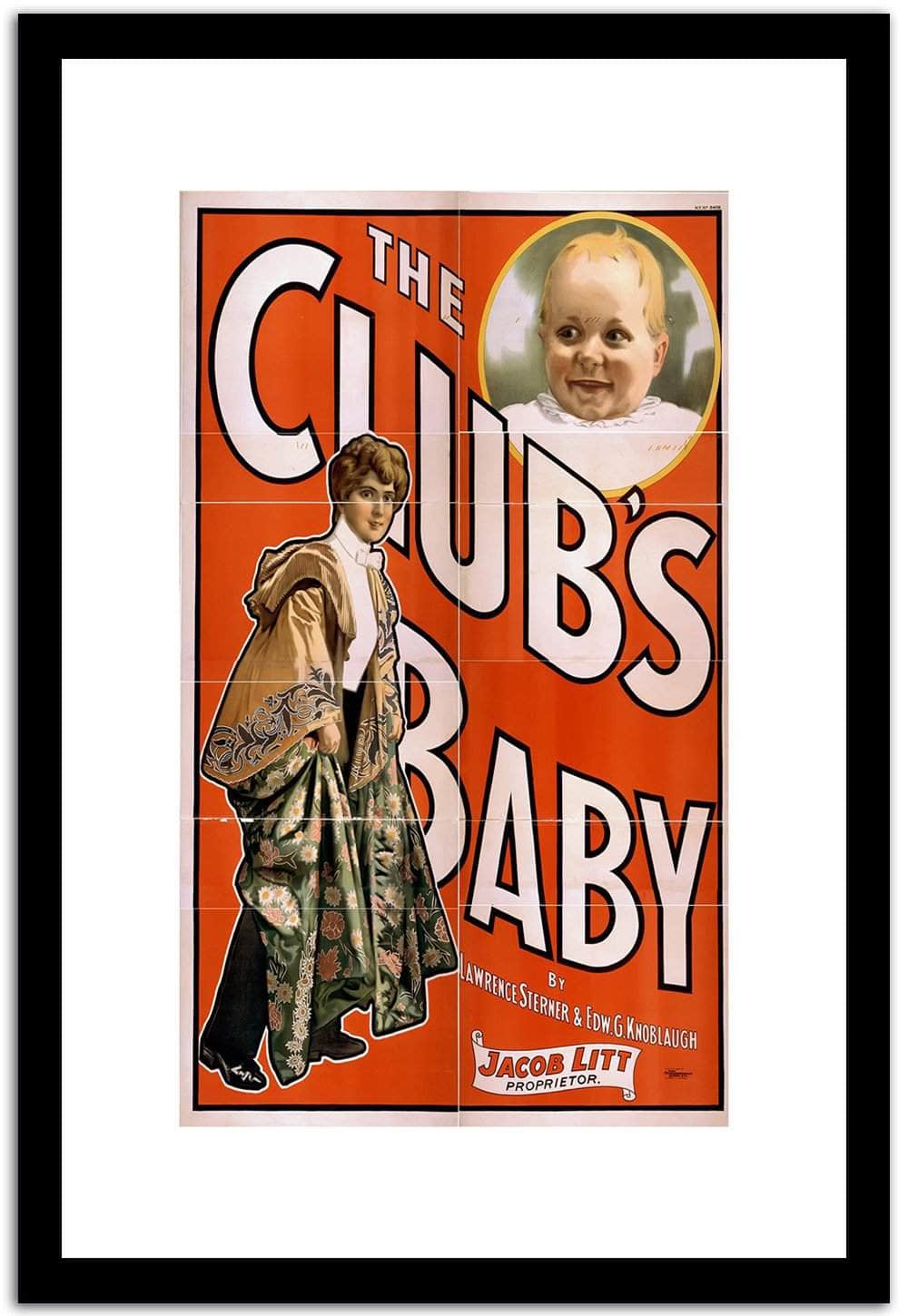 The Circus Baby  Vintage Poster Fine Art Print