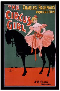 The Circus Girl  Vintage Circus Postera Fine Art Print