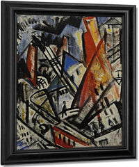 The City 1914 By Olga Rozanova Fine Art Print