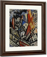 The City 1914 By Olga Rozanova Fine Art Print