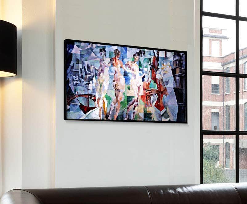 The City Of Paris Painting Robert Delaunay Canvas Art Fine Art Print