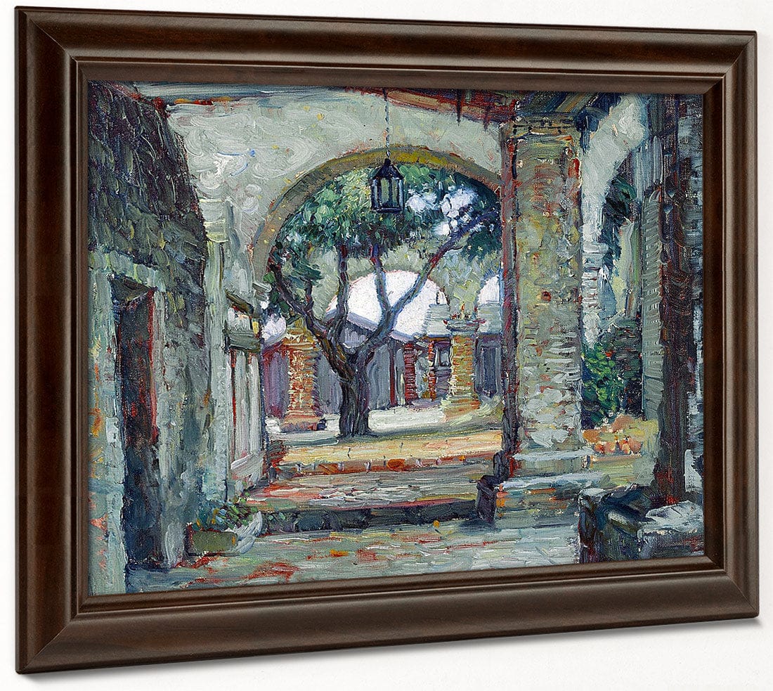 The Cloisters, San Juan Capistrano By Joseph Kleitsch Fine Art Print