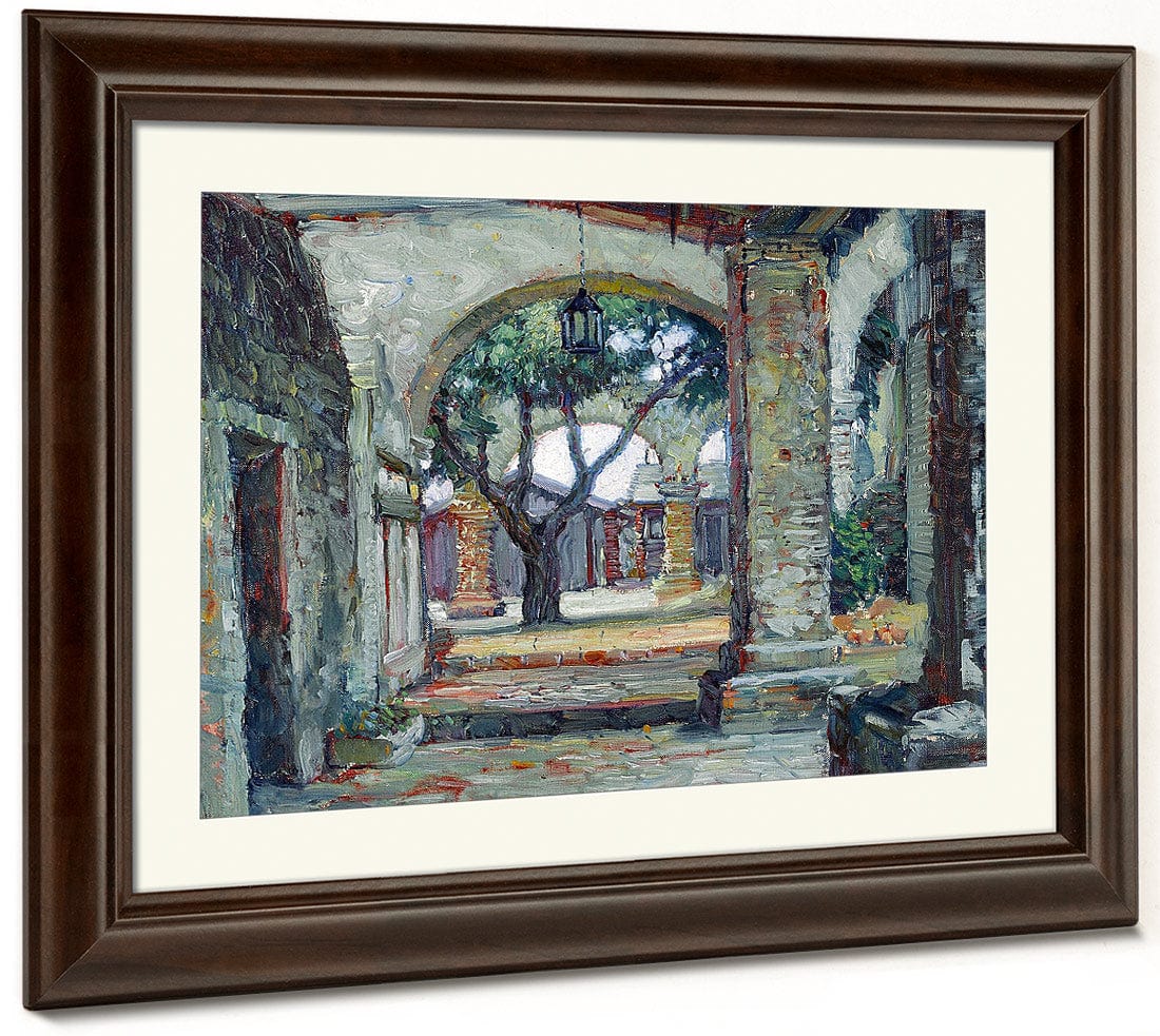 The Cloisters, San Juan Capistrano By Joseph Kleitsch Fine Art Print