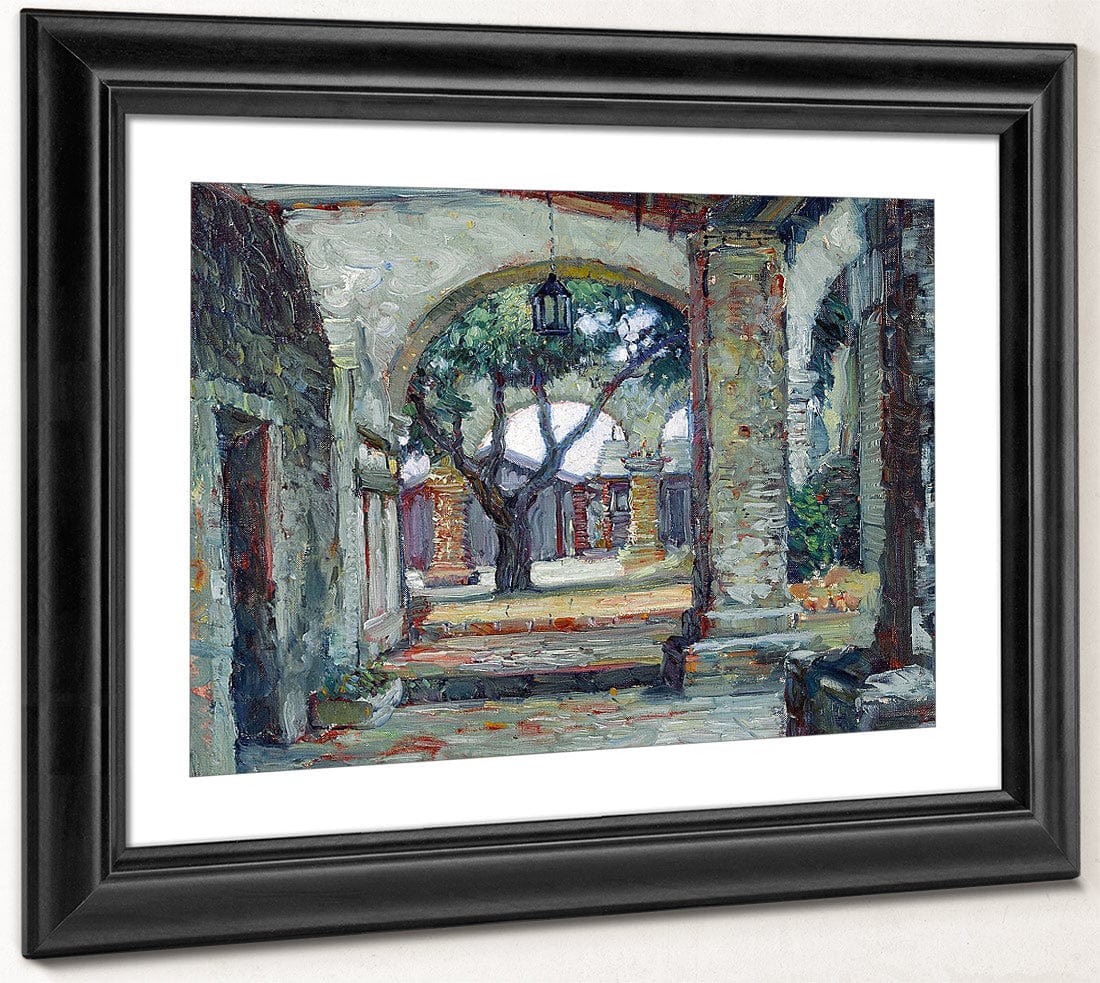 The Cloisters, San Juan Capistrano By Joseph Kleitsch Fine Art Print