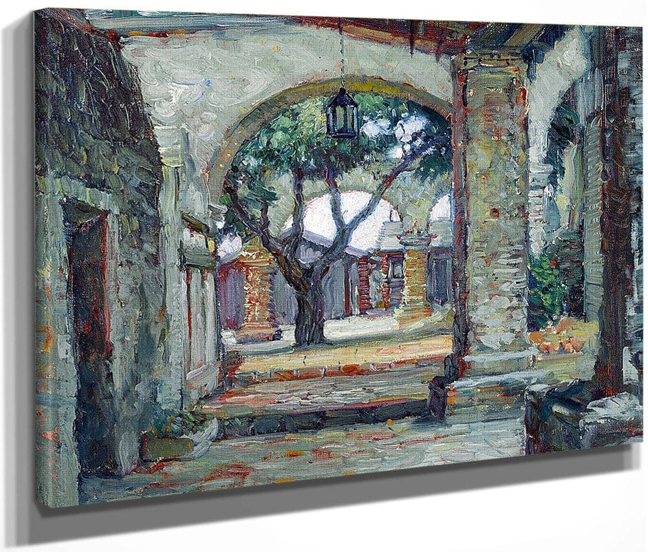 The Cloisters, San Juan Capistrano By Joseph Kleitsch Fine Art Print