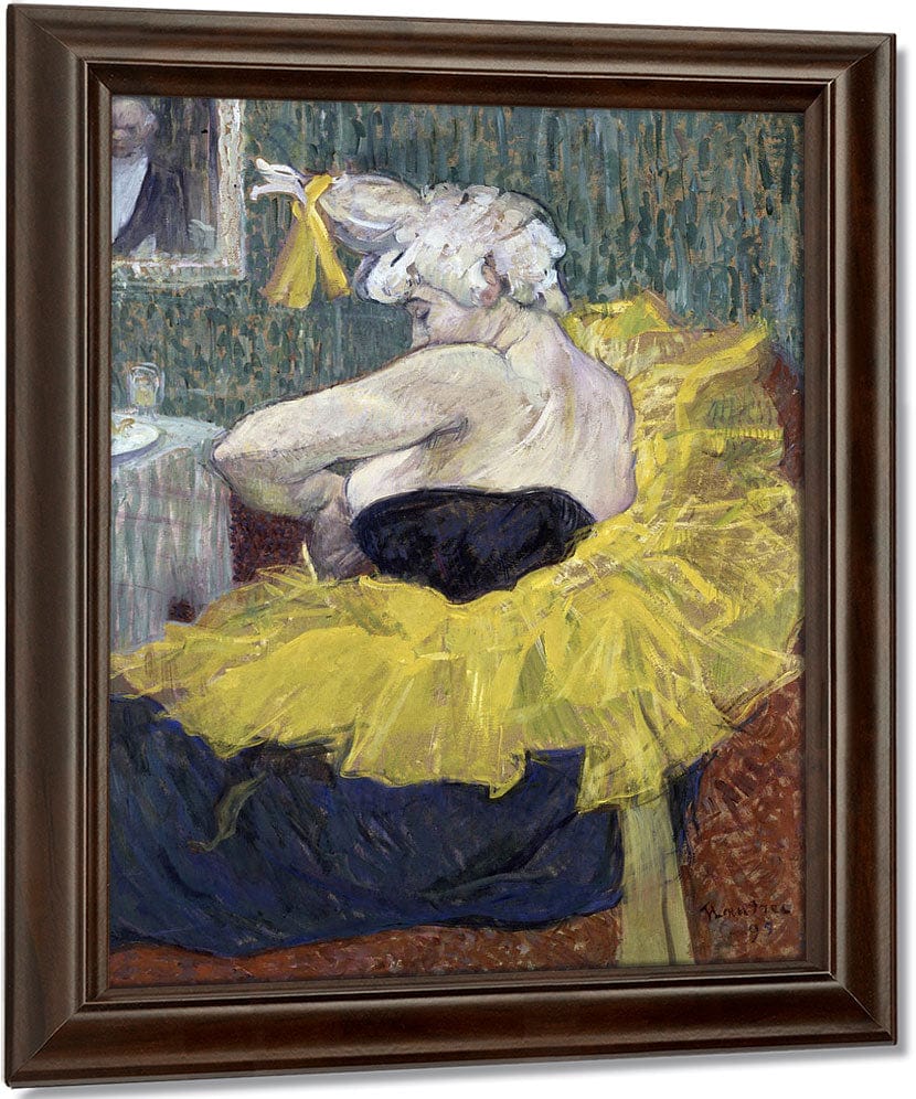 The Clown Cha U Kao By Henri Marie Raymond De Toulouse Lautrec Monfa Fine Art Print