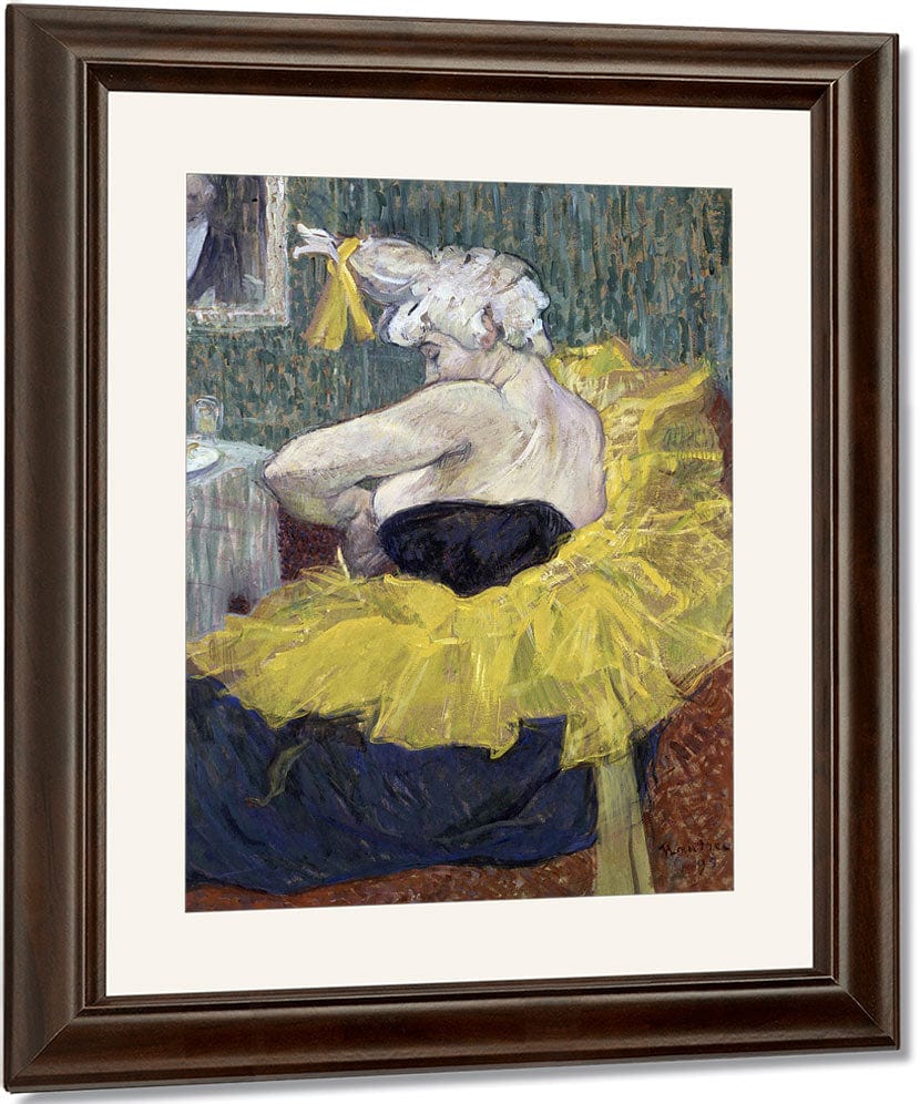 The Clown Cha U Kao By Henri Marie Raymond De Toulouse Lautrec Monfa Fine Art Print